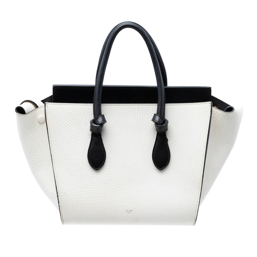 Pre-Loved Celine Medium Bicolor Calfskin Tie Knot Tote